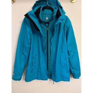McKINLEY Durados 3-in-1 Jacket Teal Blue Aquamax Fleece Lined MJ224610 XL